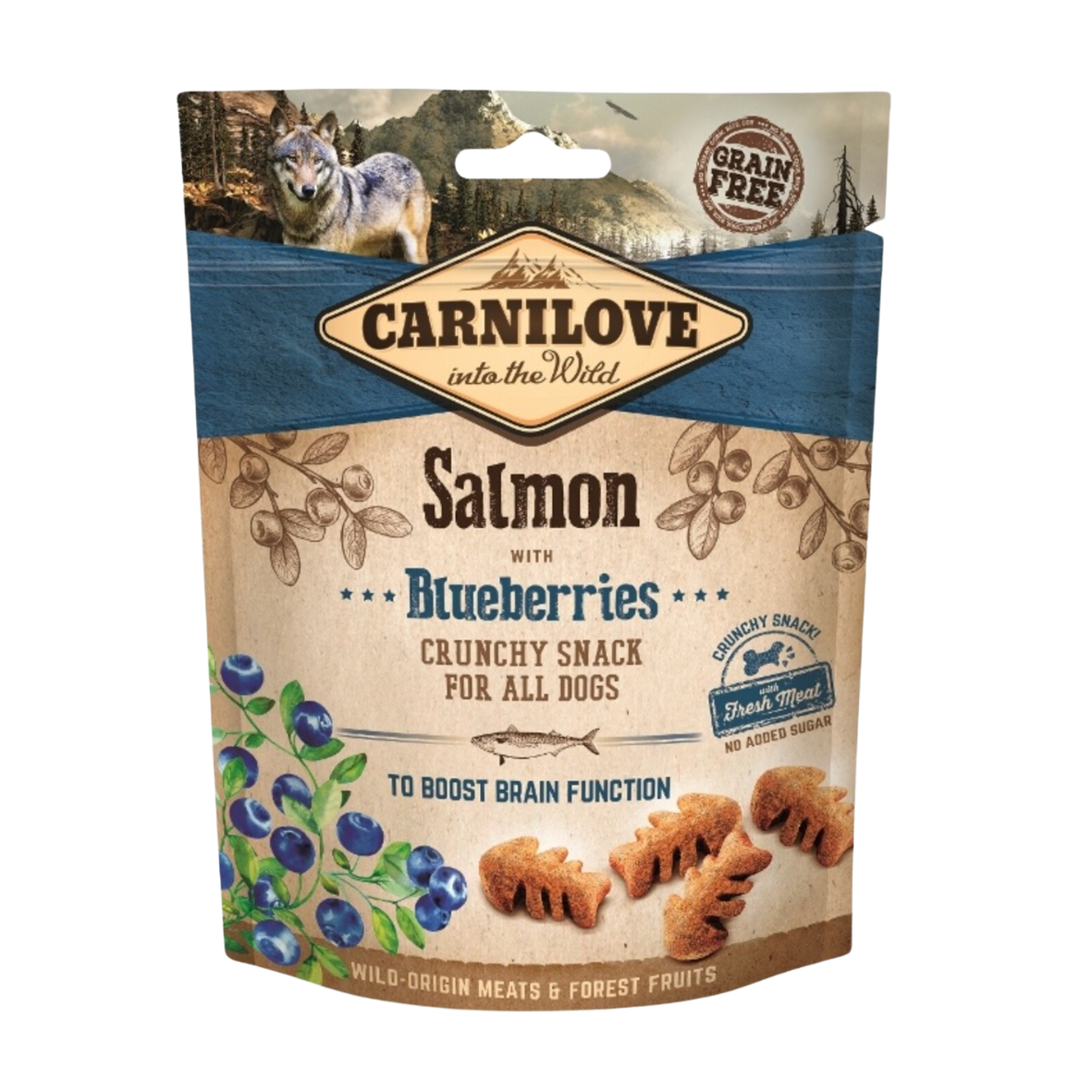 Carnilove Crunchy Snack Zalm met Blueberries