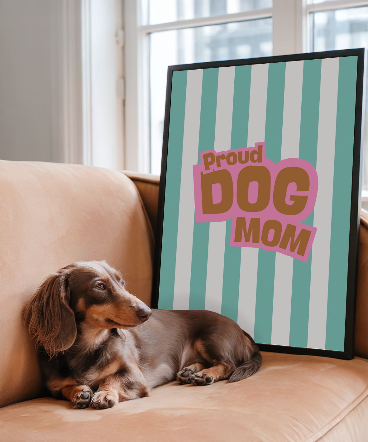 Poster Proud dog mom
