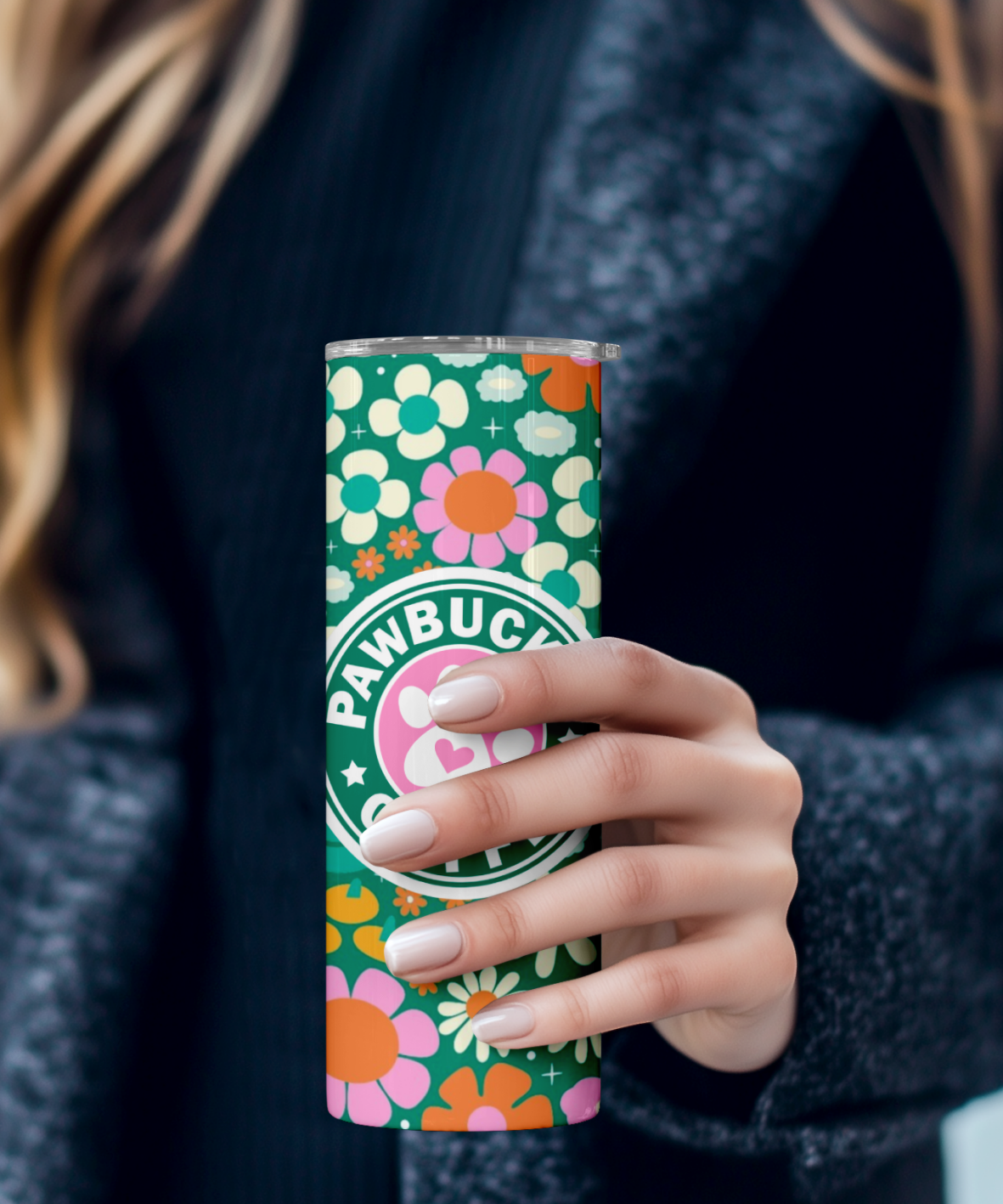 Tumbler Pawbucks coffee