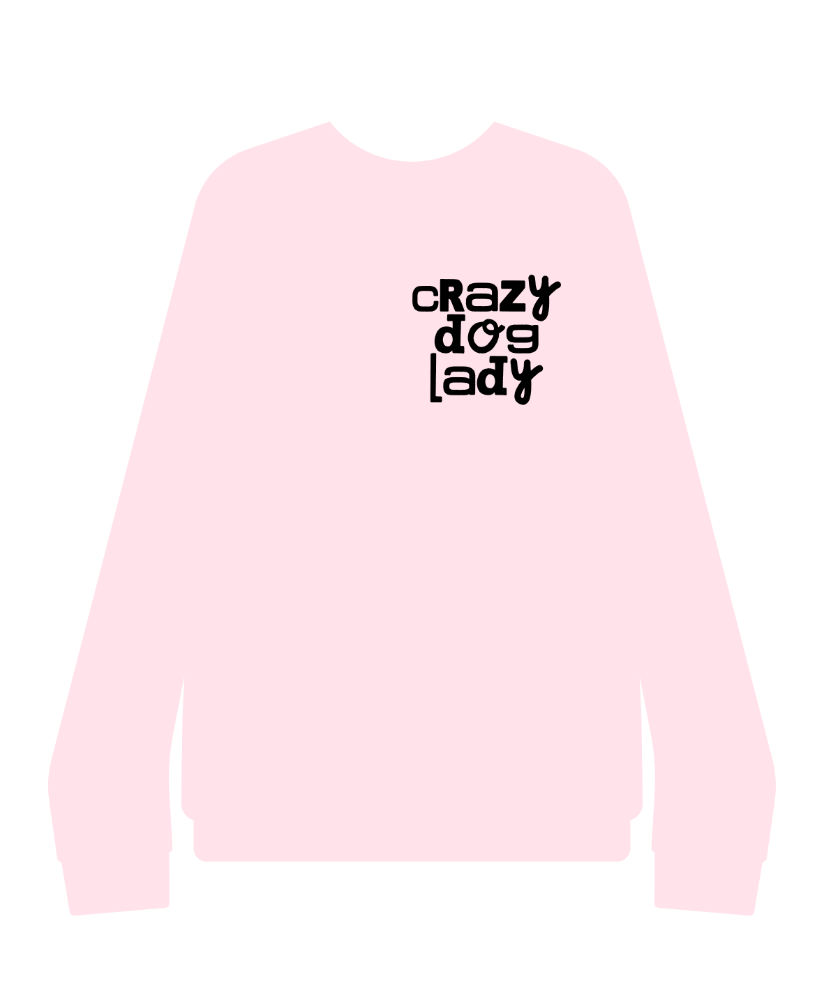 DIY iron-on print Crazy dog lady