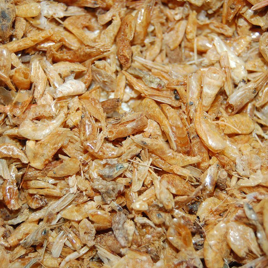 Gedroogde snack garnalen