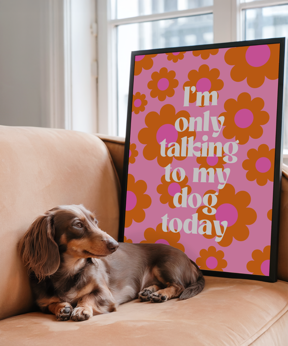 Poster Talking to my dog