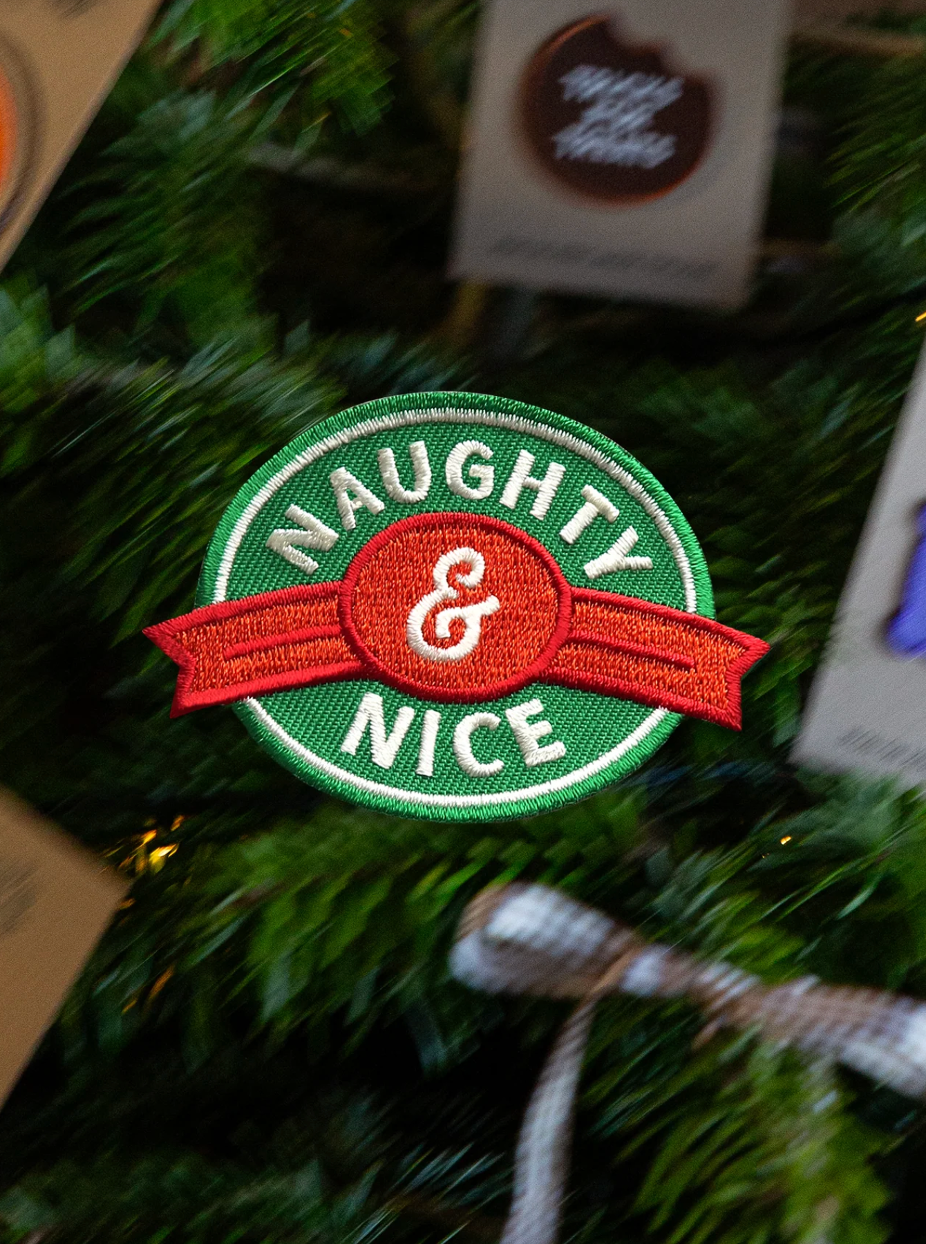 Iron-on Patch Naughty & Nice