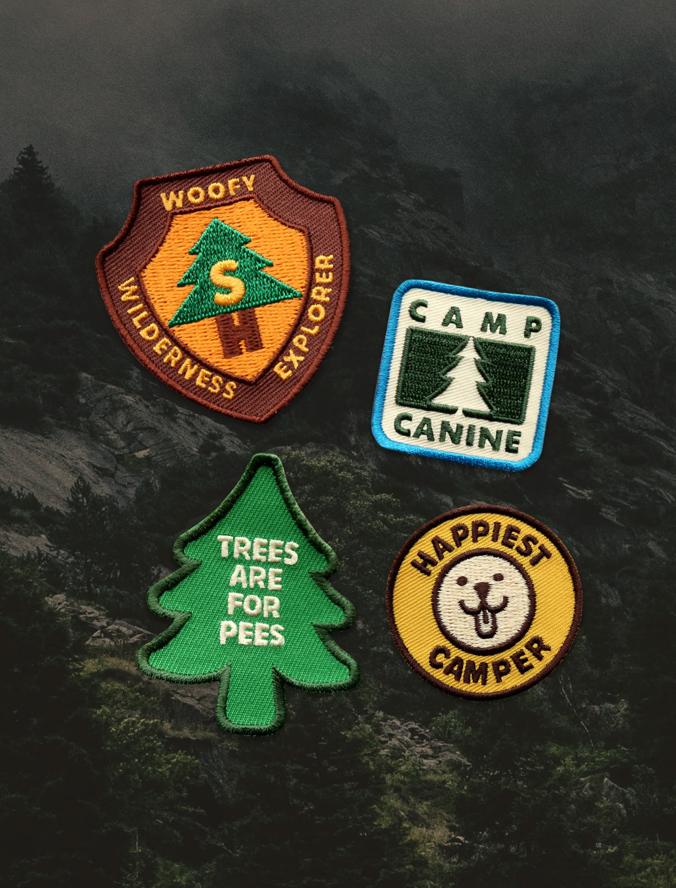 Iron-on Patch Wilderness explorer