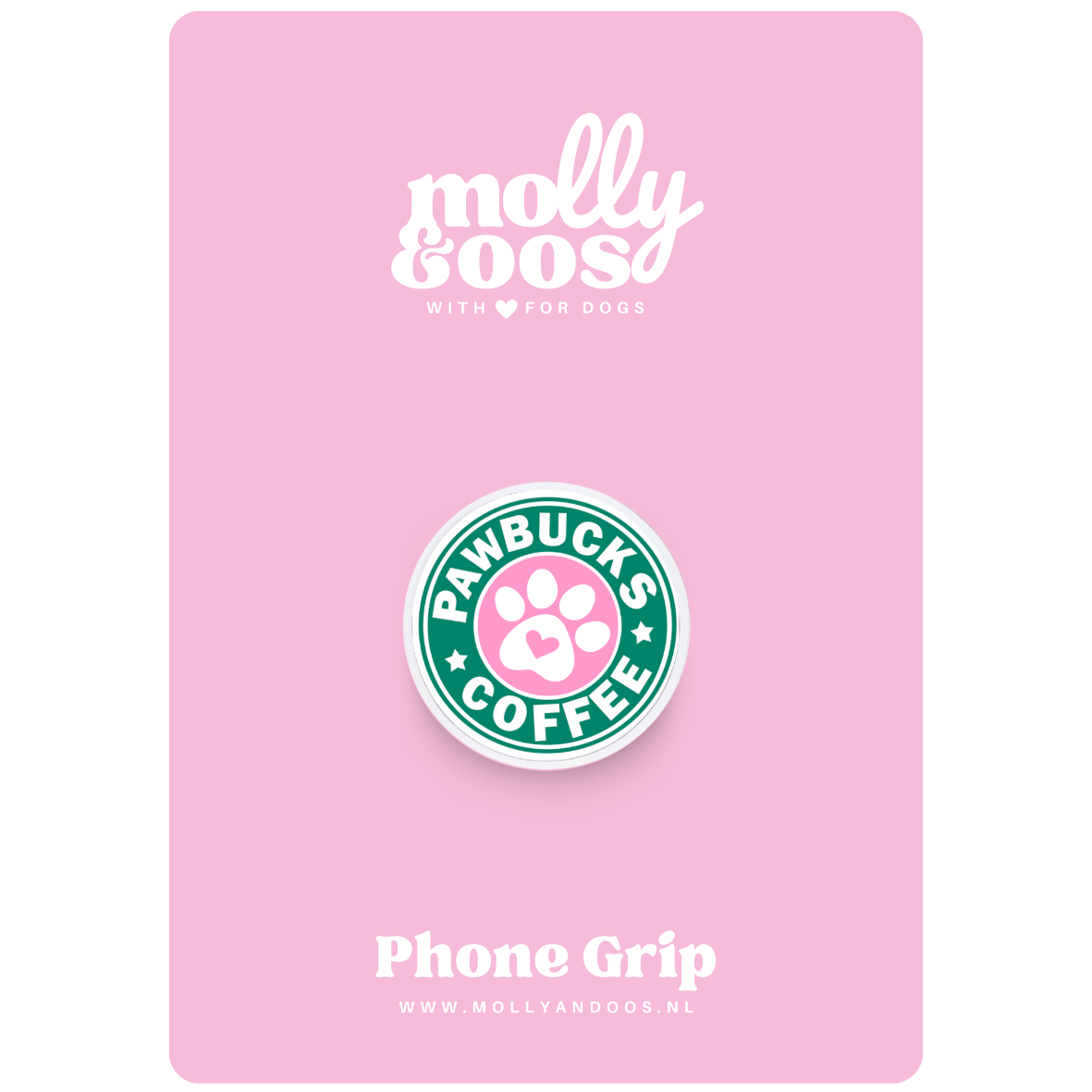 Phone grip Pawbucks coffee