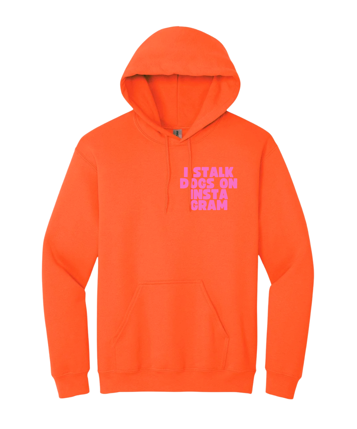 Hoodie I stalk dogs | XXL