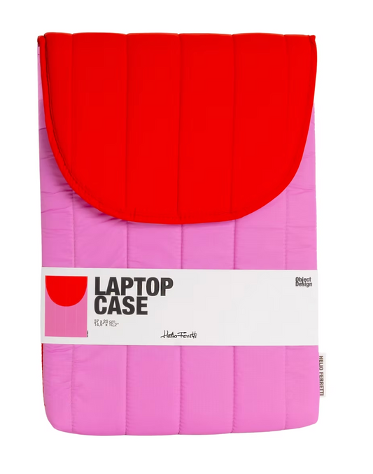 Puffy pink 15" Laptop sleeve