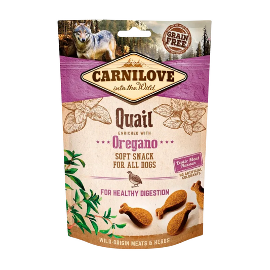 Carnilove Soft Snack Kwartel en Oregano