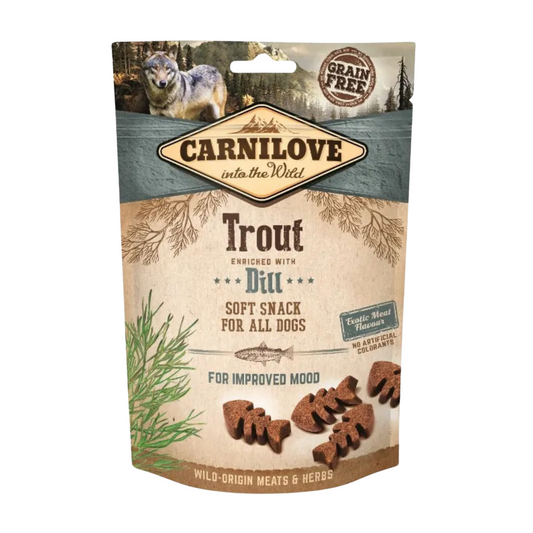 Carnilove Soft Snack Forel met Dille