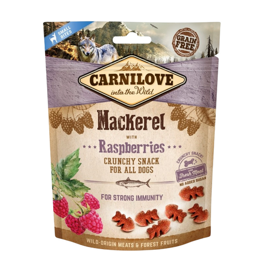 Carnilove Crunchy Snack Makreel Framboos