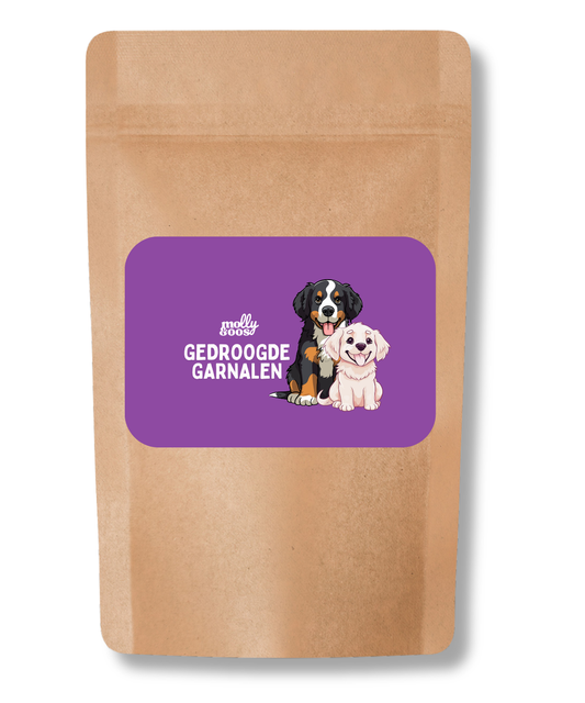 Gedroogde snack garnalen