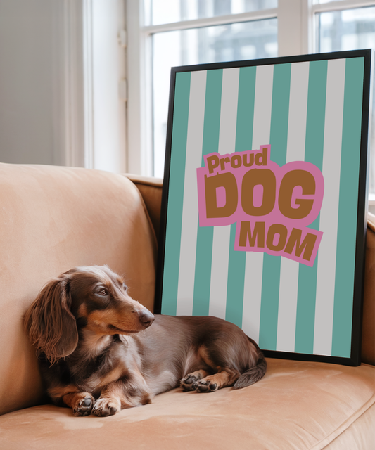 Poster Proud dog mom
