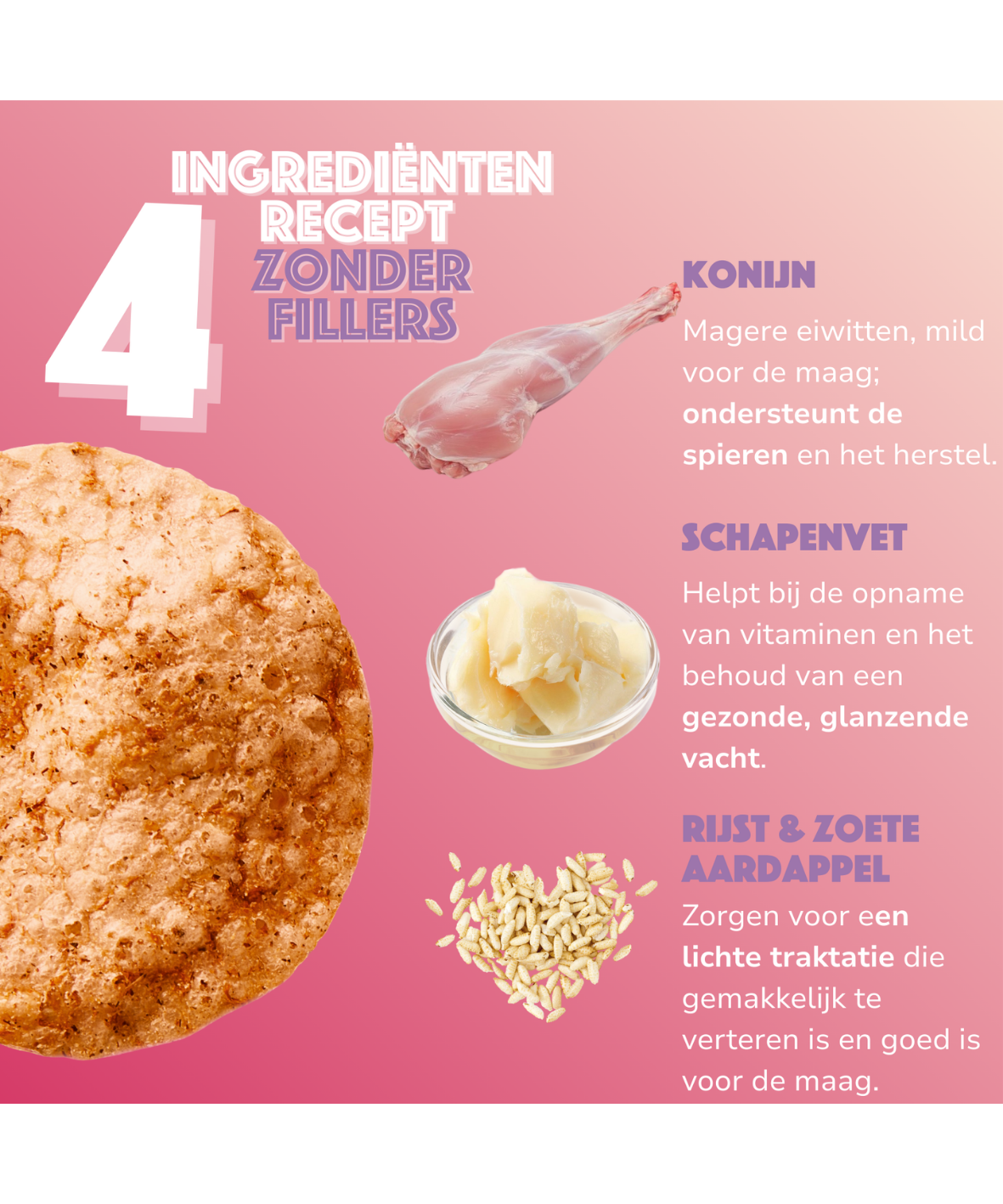 Smoofl Dog Chips - Konijn