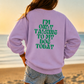 Sweater Only talking to my dog