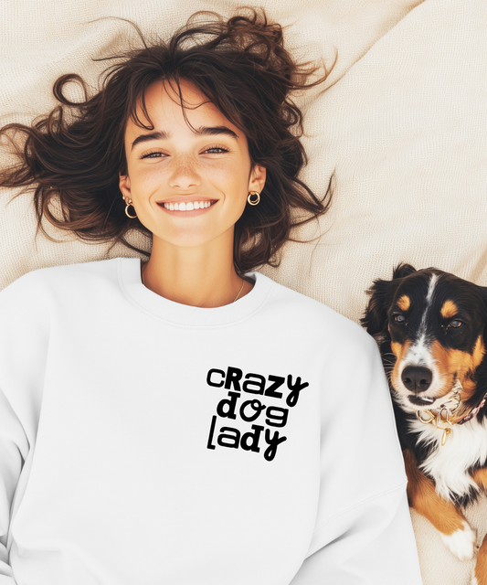DIY iron-on print Crazy dog lady