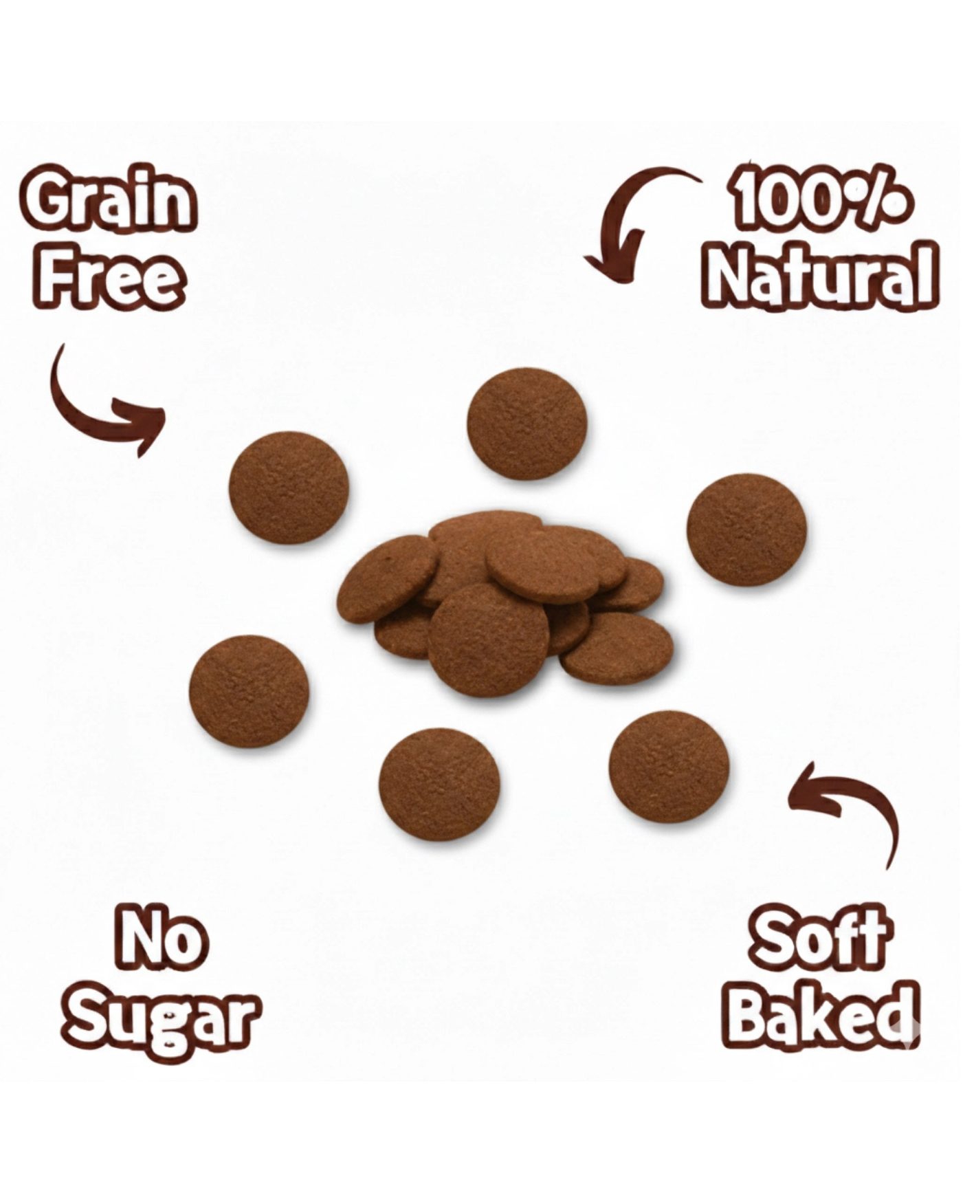 Dog friendly Buttons chocola