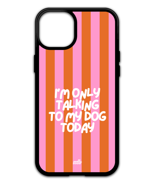 Telefoon cover Talking to my dog