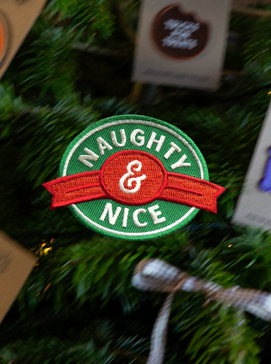 Iron-on Patch Naughty & Nice