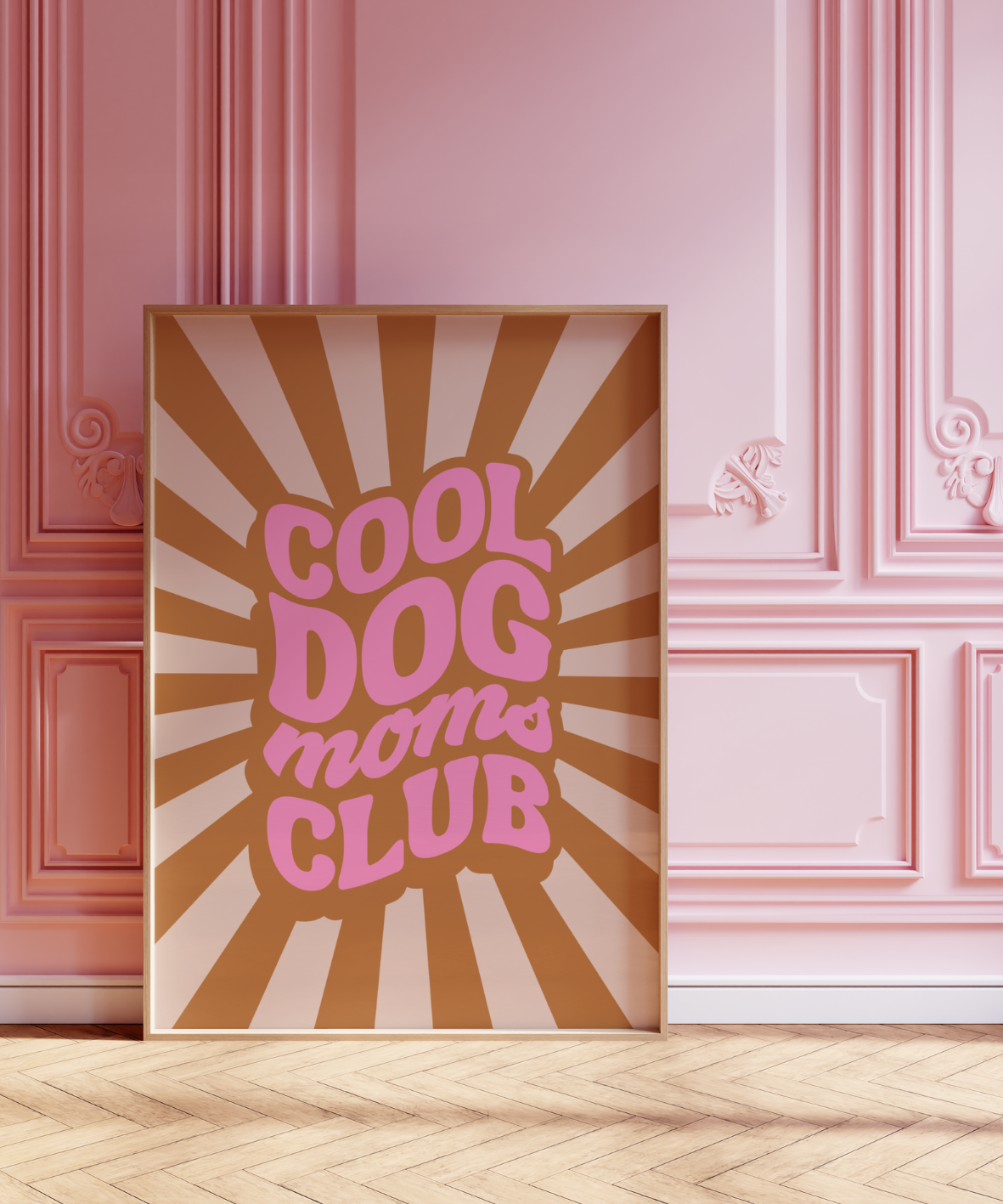 Poster Cool dog moms club