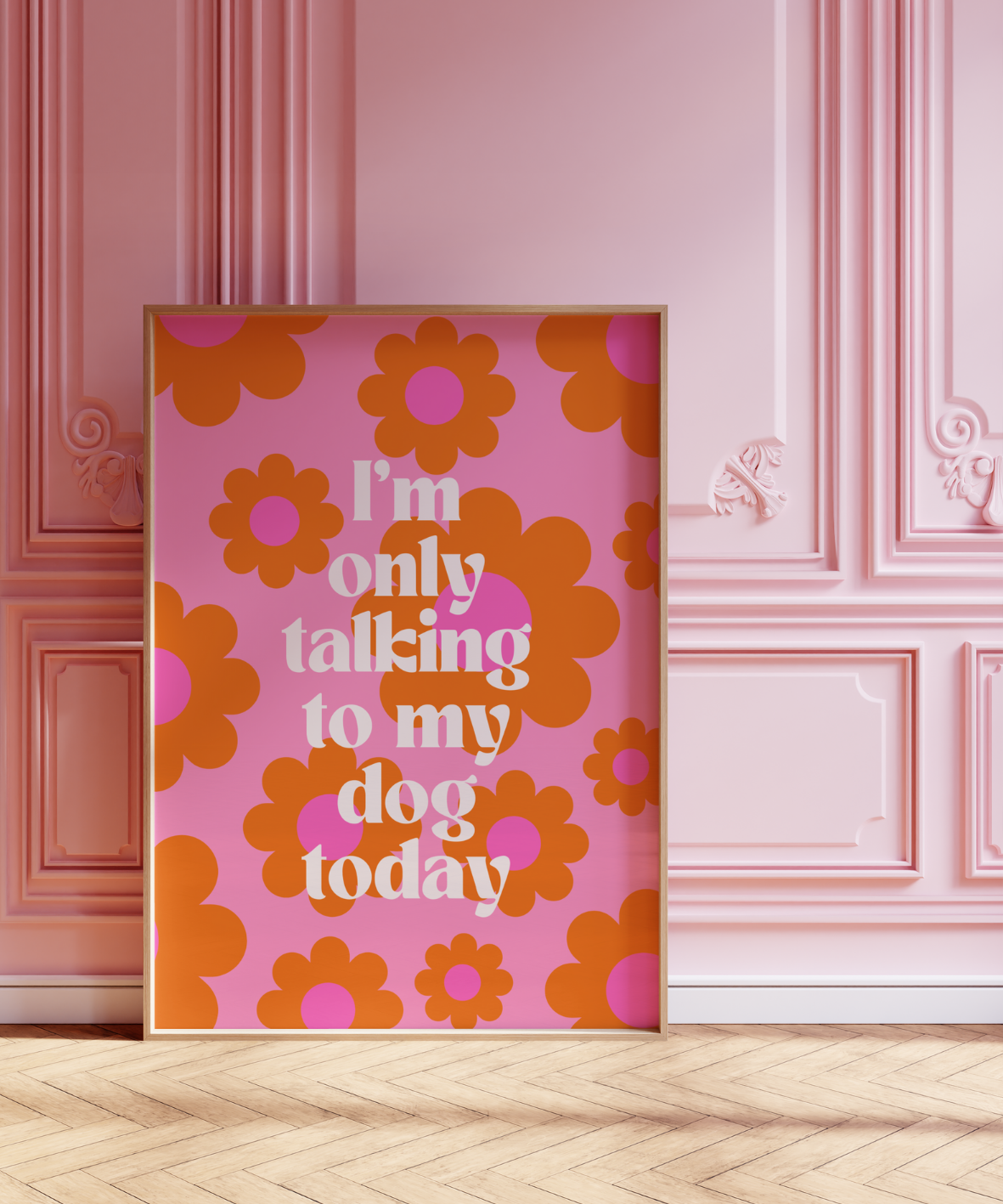 Poster Talking to my dog