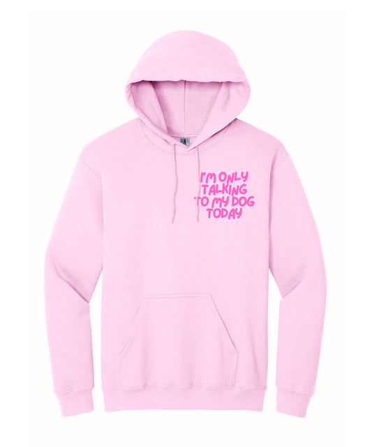 Hoodie Talking to my dog | Large