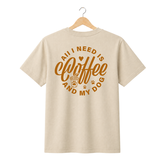 T-Shirt Coffee and dogs